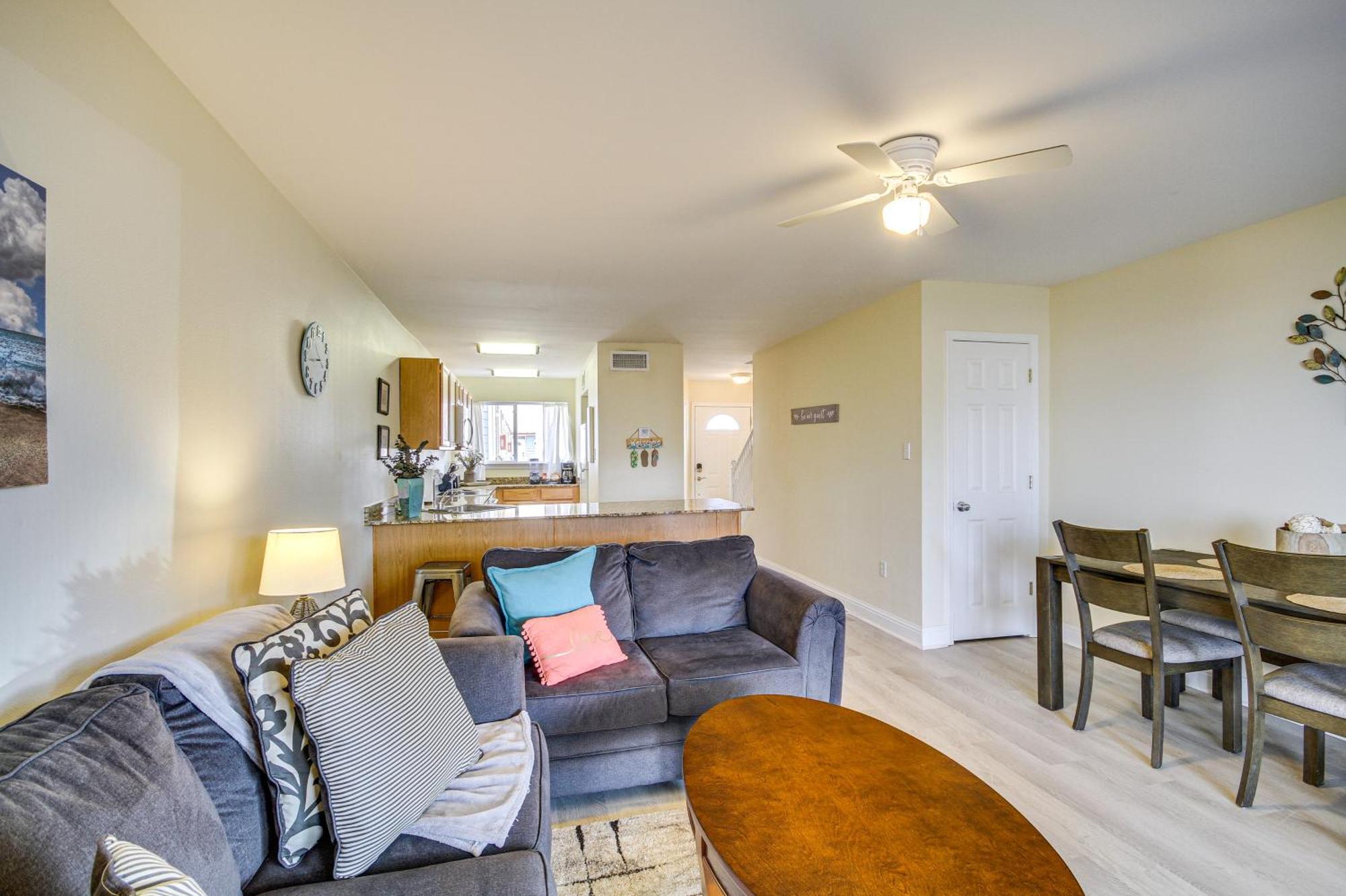 Airy Biloxi Condo With Patio Walk To Beach! Exterior foto